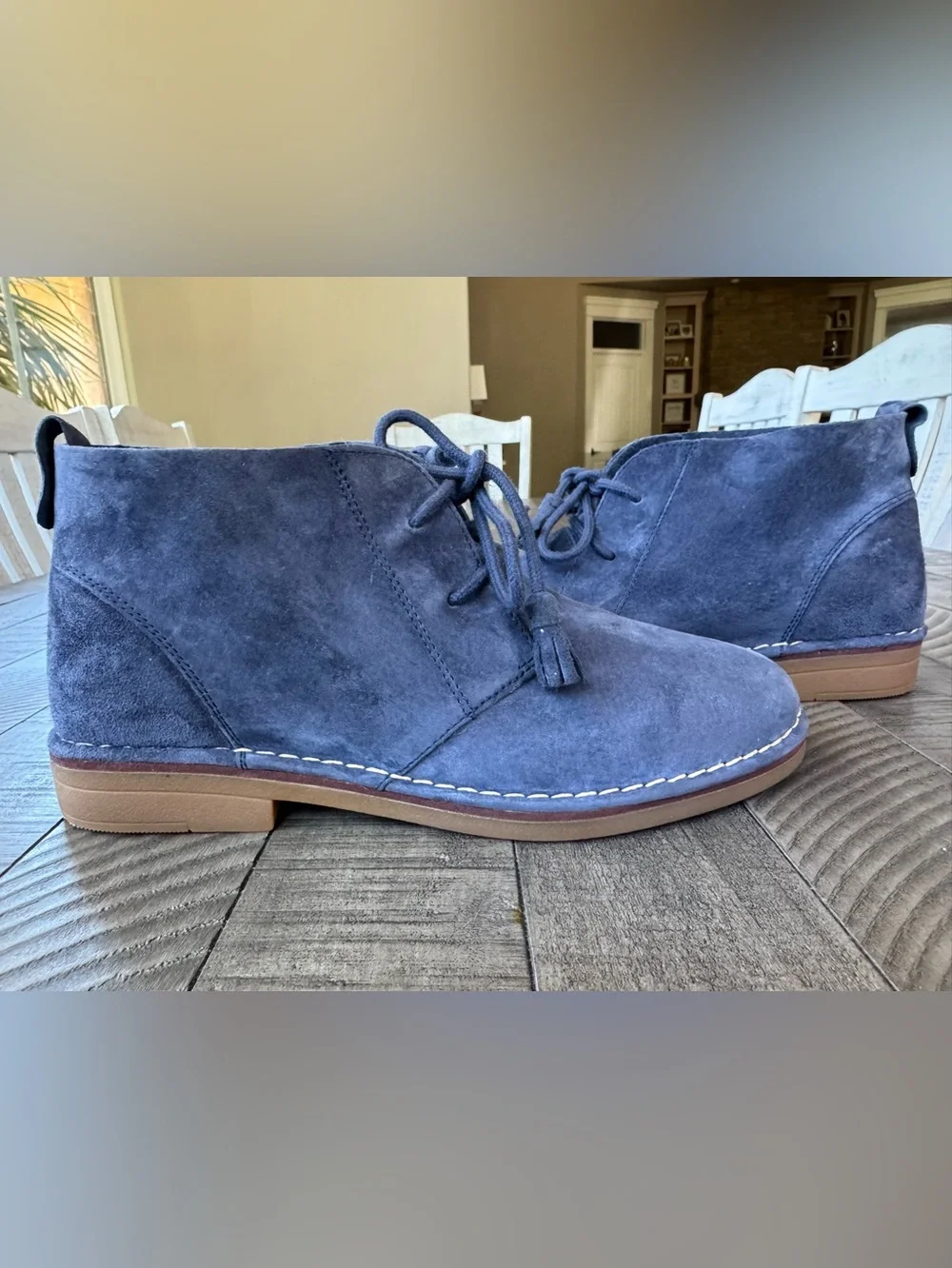 Hush Puppies Cyra Catelyn Chukka Suede Lace-Up Ankle Boots/Booties Size 10